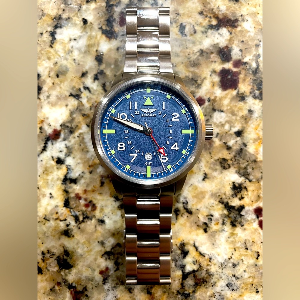 GMT Aeromat Navy Watch